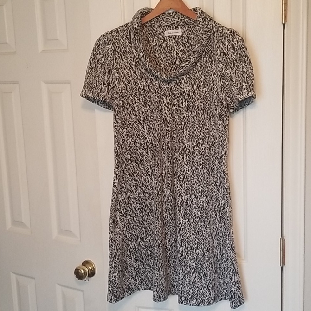 Calvin Klein Dress Black and White Women's Size 12